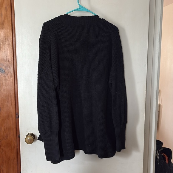Women's Black Sweater Cardigan - Picture 3 of 3